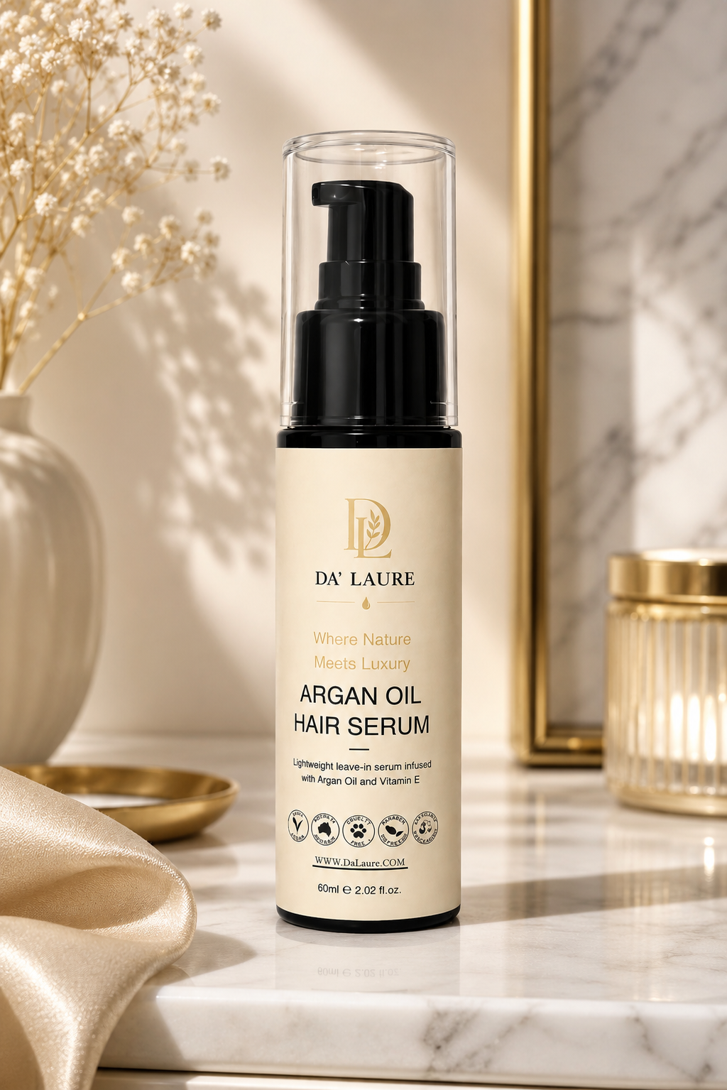 DA' LAURE ARGAN OIL HAIR SERUM