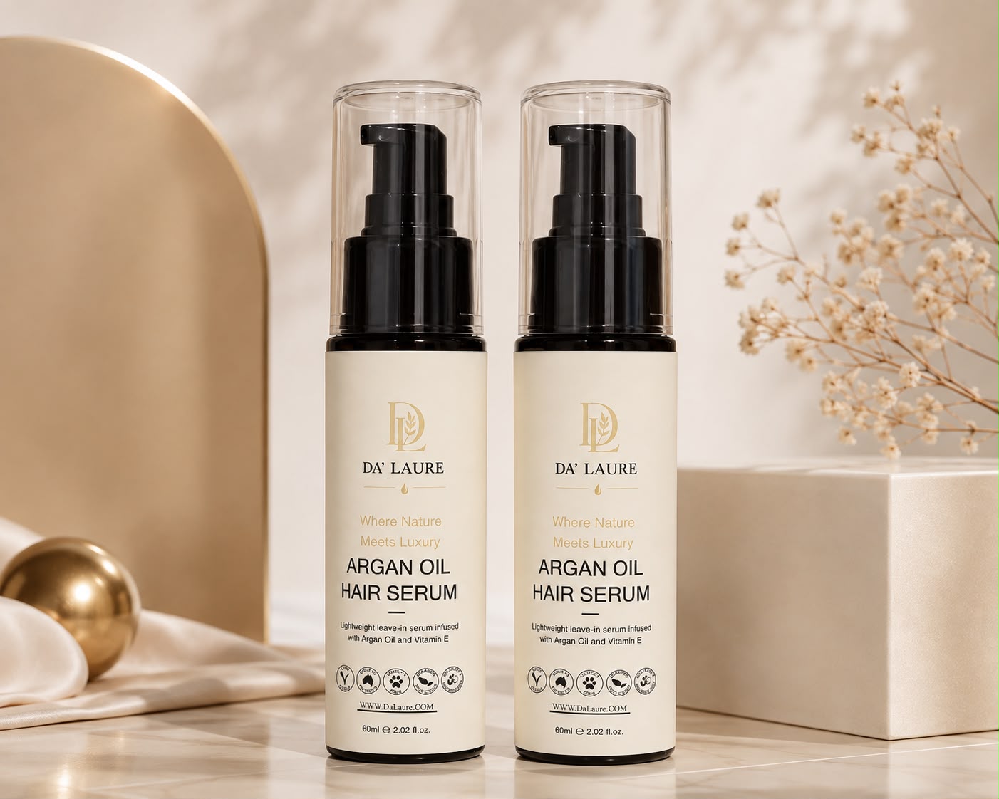 DA' LAURE ARGAN OIL HAIR SERUM