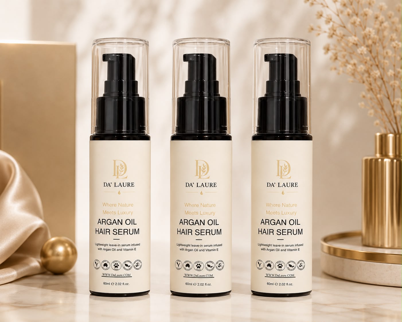 DA' LAURE ARGAN OIL HAIR SERUM